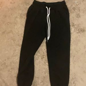 Black sweatpants